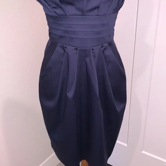 Snap Strapless Pleated Dress - Picture 5 of 17
